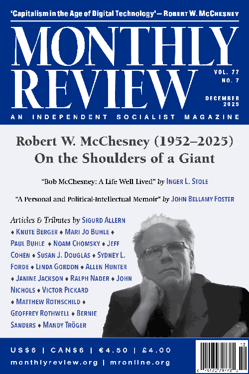 Monthly Review Volume 77, Number 7 (December 2025)