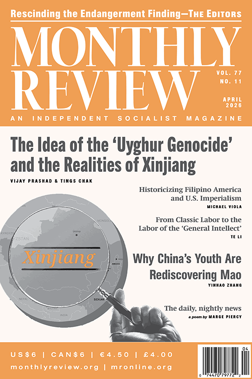 Monthly Review Volume 77, Number 11 (April 2026)